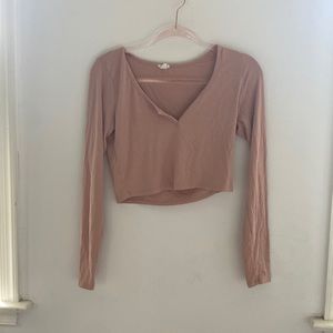 Pink long sleeve shirt
